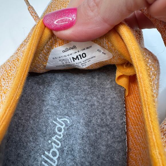 Allbirds Orange Yellow Tree Runner Sneakers main image 7